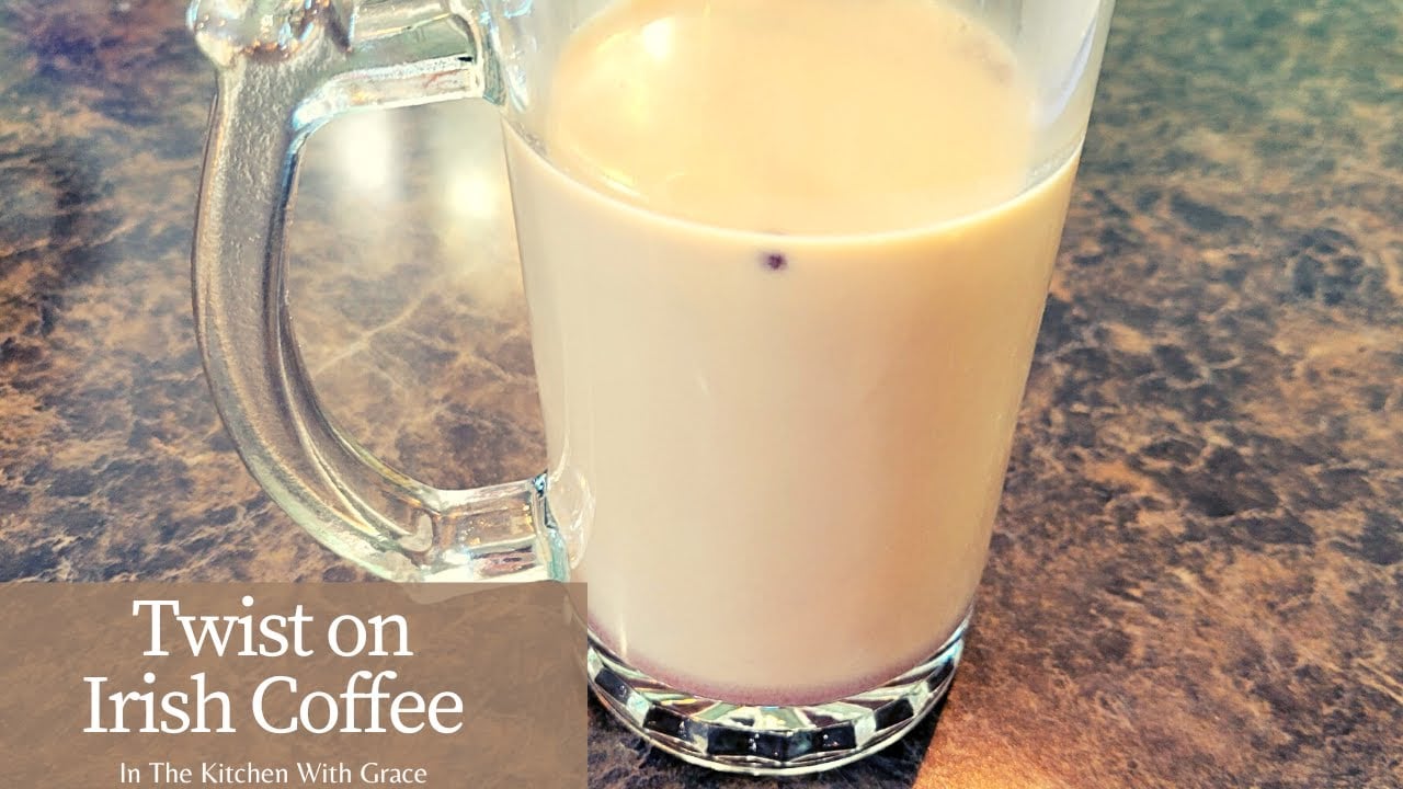 Delicious Irish Coffee with a Twist! Afternoon coffee delight!