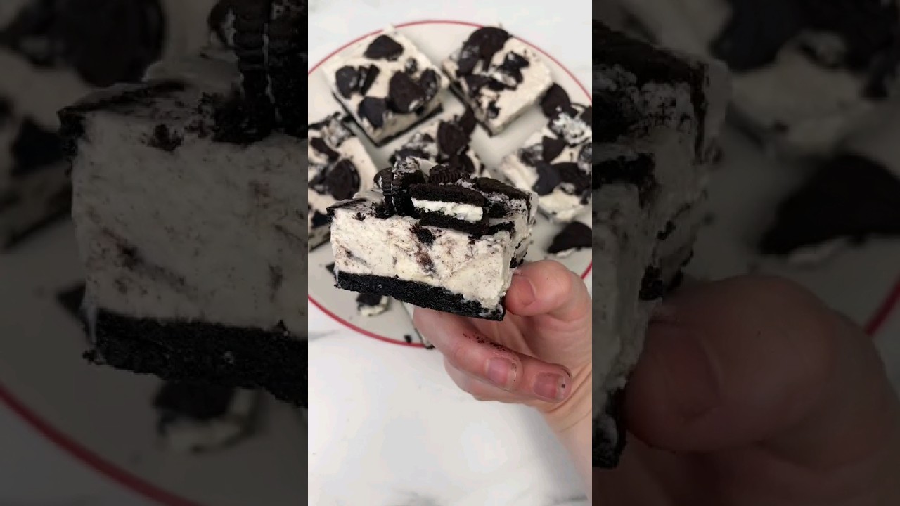 No-Bake Oreo Cheesecake … Go make! You’re welcome 🤤 #oreo #cake #EasyRecipe #Foodie