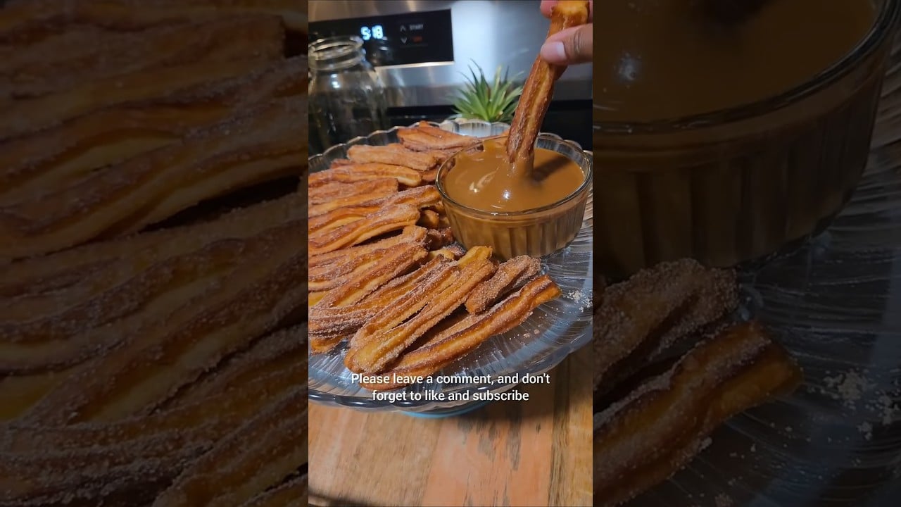 Homemade Churros with Caramel — Crispy, Sweet & Cozy! 🤎