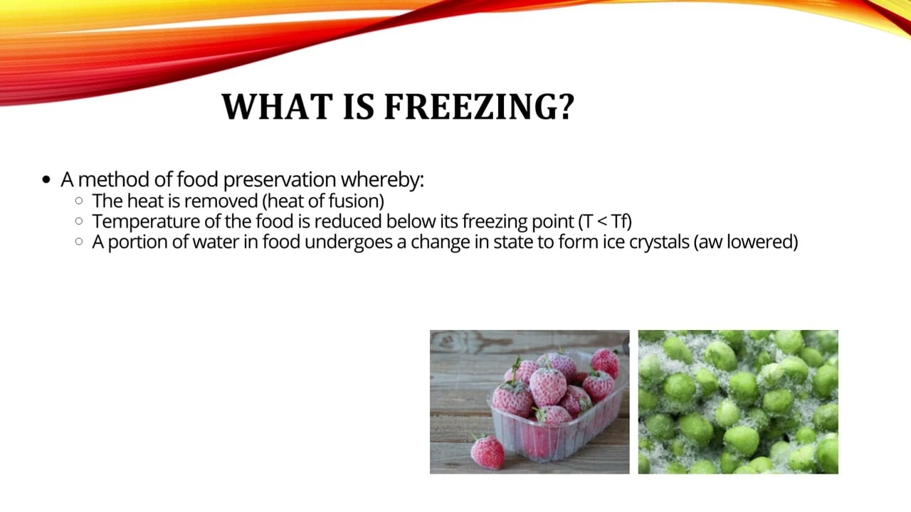 PutraMOOC || Fundamentals of Food Processing & Preservation || MODULE 5: Chilling and Freezing