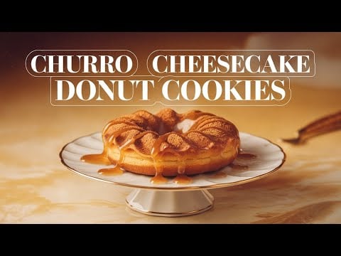 Churro Cheesecake Donut Cookies! The how to Video!