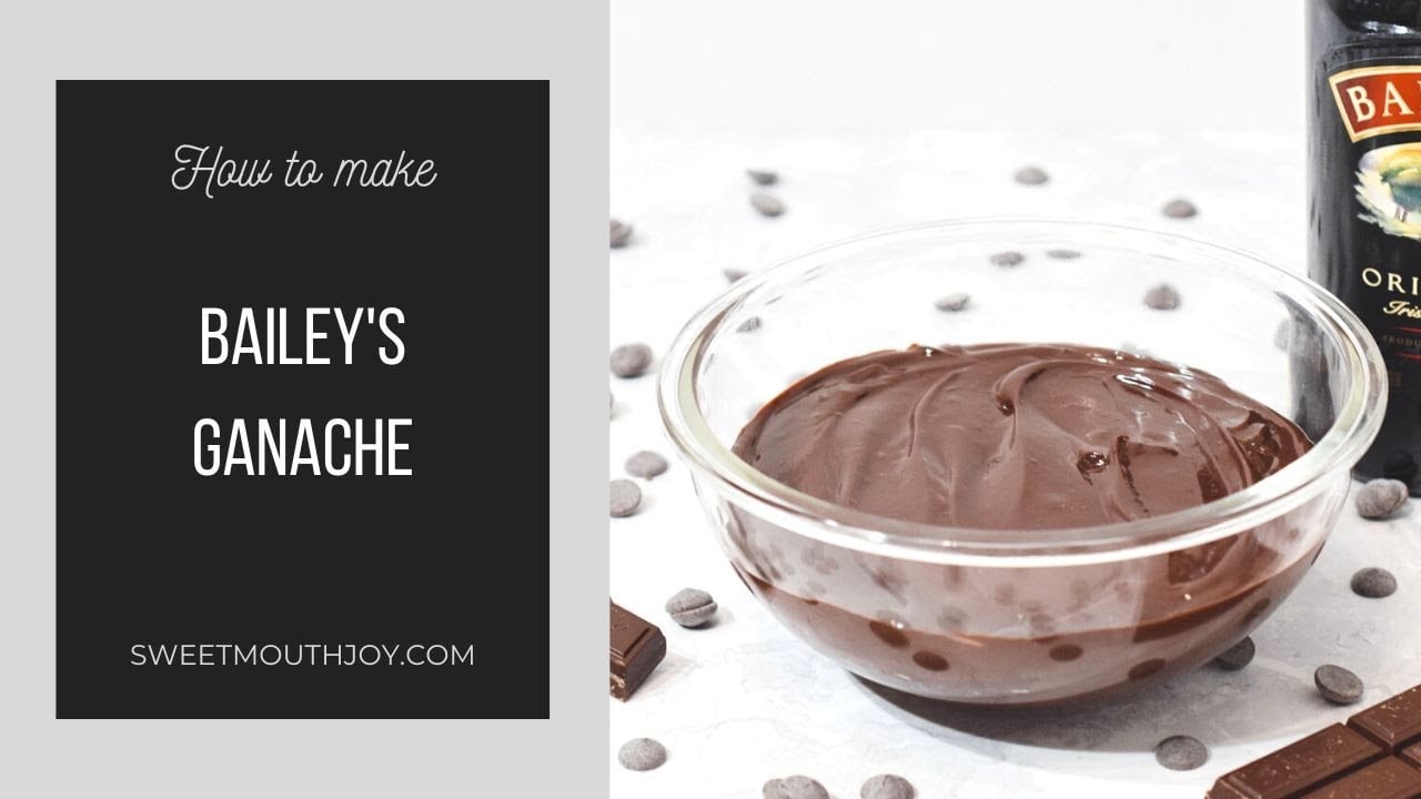 BEST Easy Bailey's Chocolate Ganache Recipe
