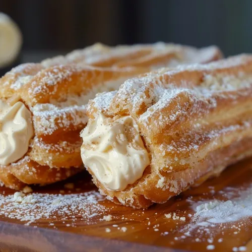 Vanilla Cream Filled Churro