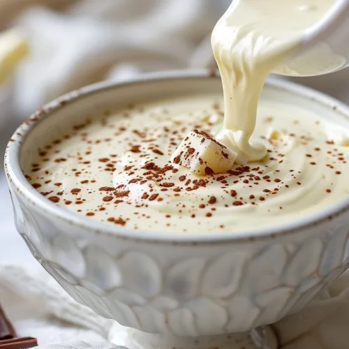 White Chocolate Dipping Sauce