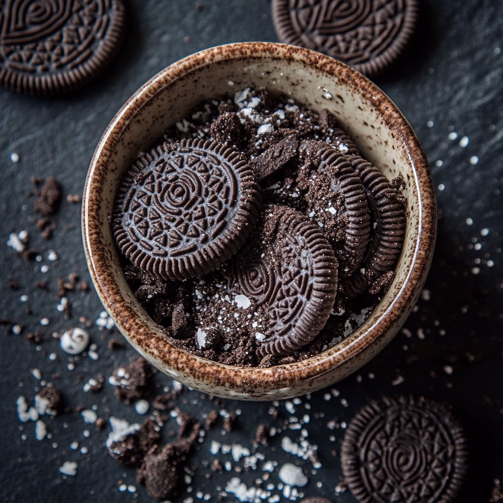 Churro Toppings Oreos in a bowl