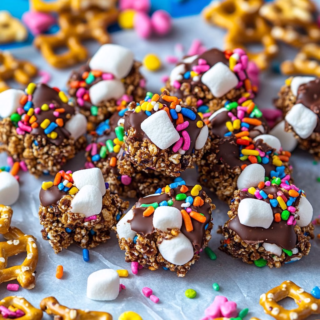 Easy Recipes Kids Can Make Dessert trail mix clusters