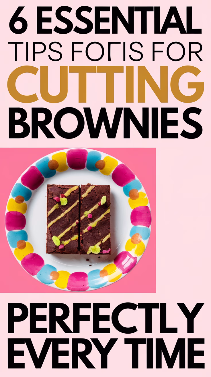 6 Essential Tips for Cutting Brownies Perfectly Every Time