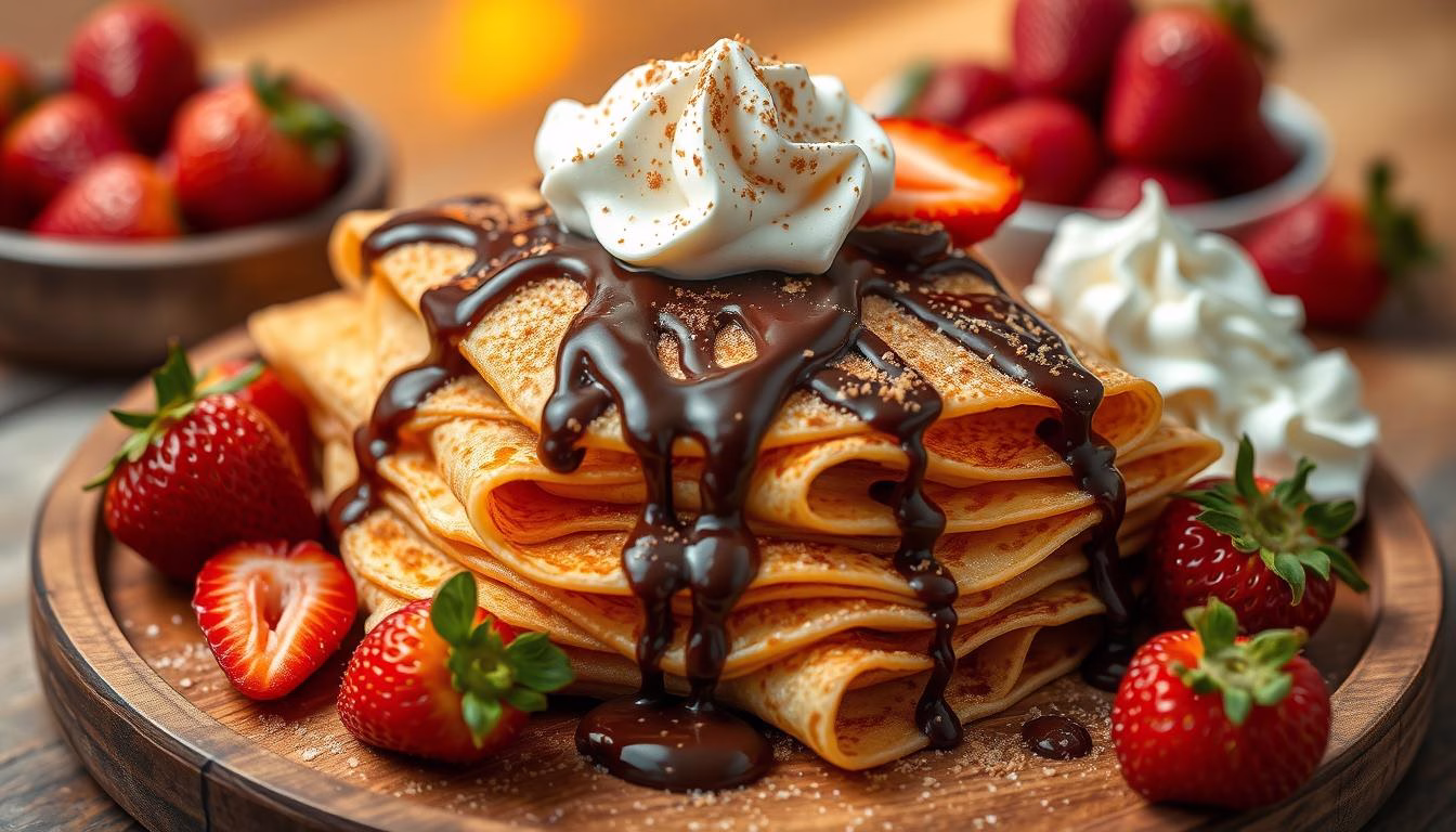 Churro crepes
