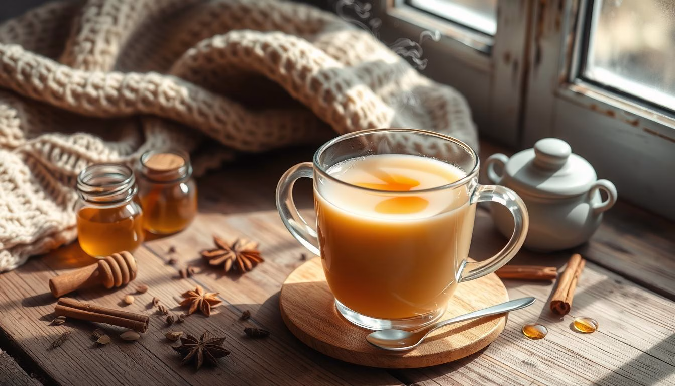 Spiced Honey Milk Tea
