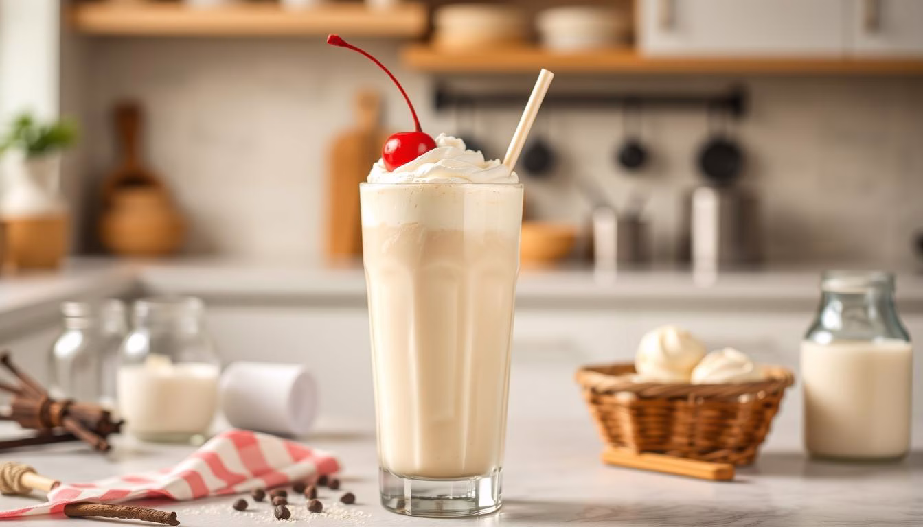 vanilla milkshake recipe