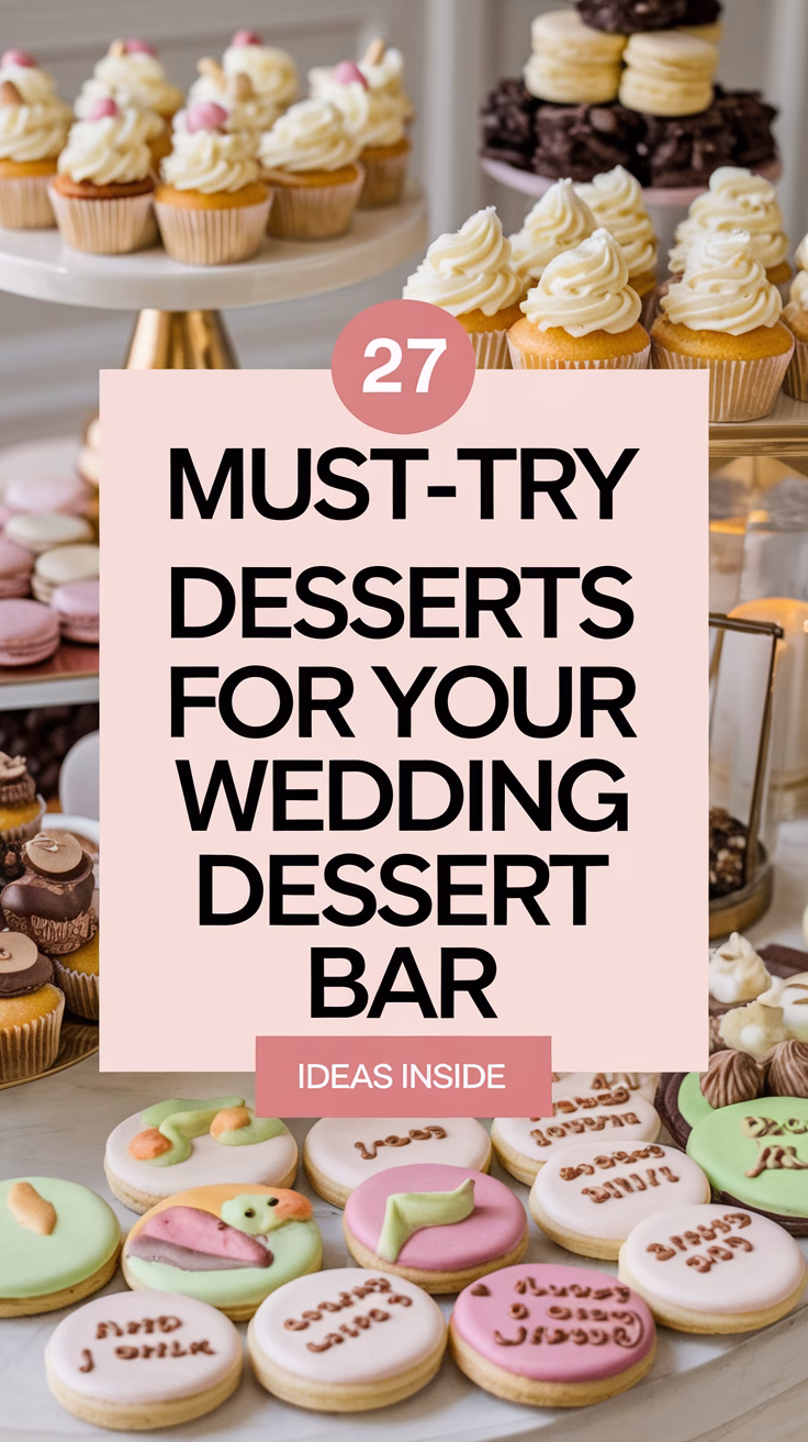 27 Must-Try Desserts for Your Wedding Dessert Bar