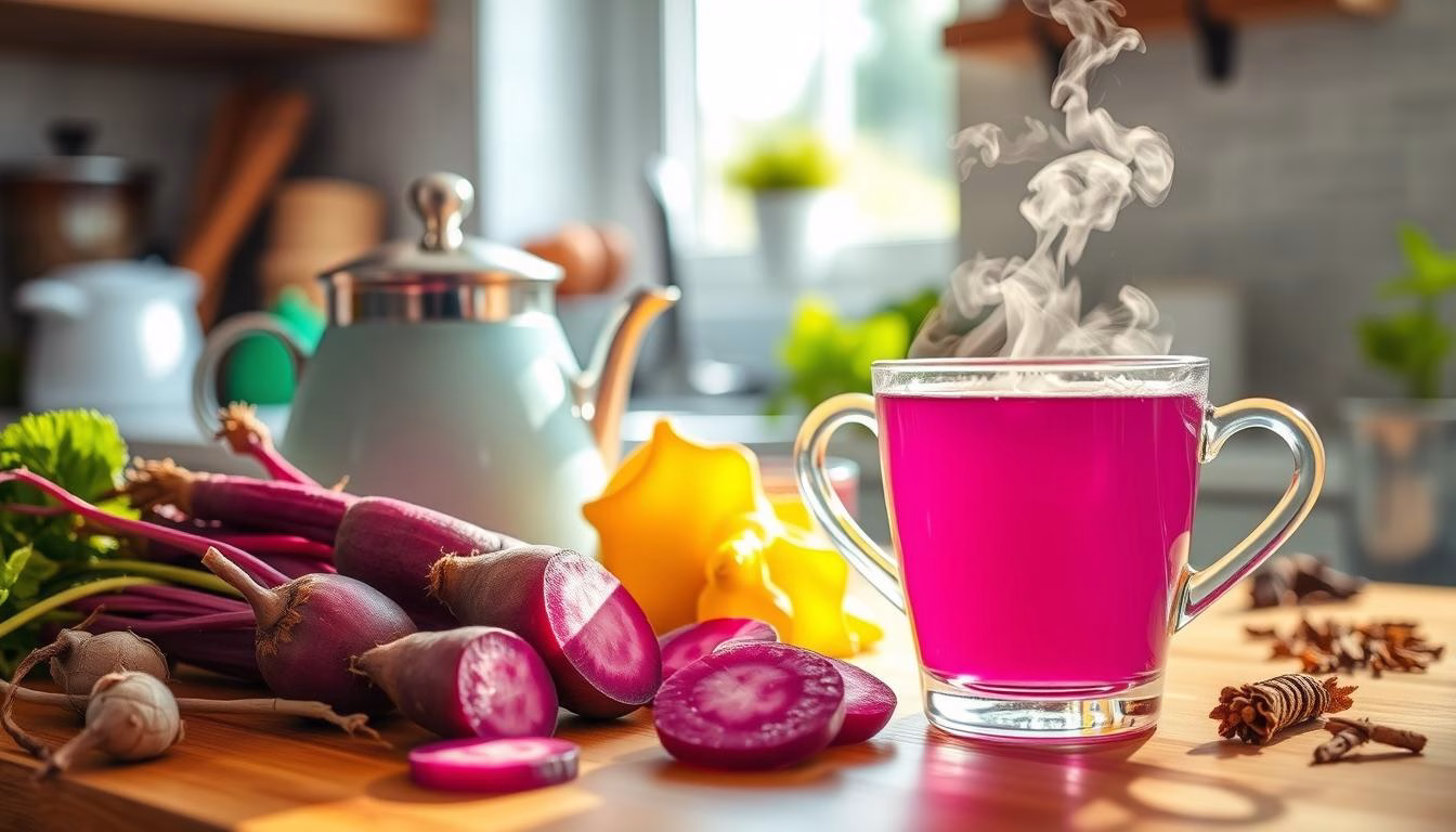Purple yam tea recipe