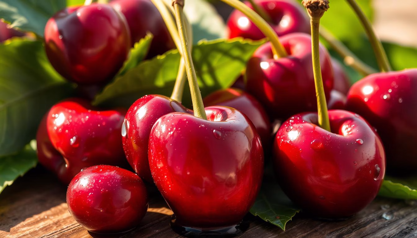 fresh cherries