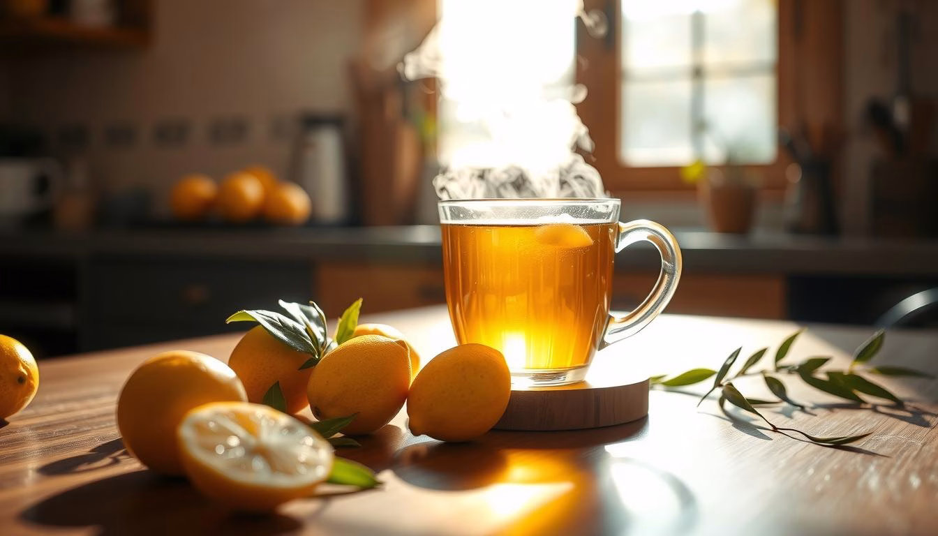 homemade yuzu tea