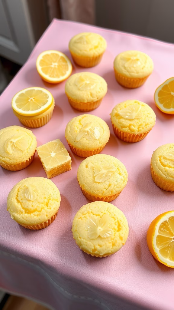 Delicious lemon zest mini pound cakes perfect for kids