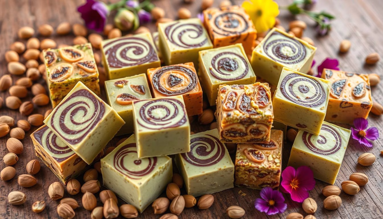pistachio halva variations