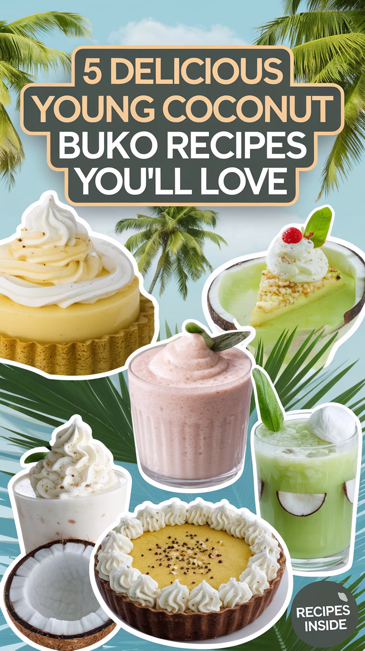 5 Delicious Young Coconut Buko Recipes You'll Love