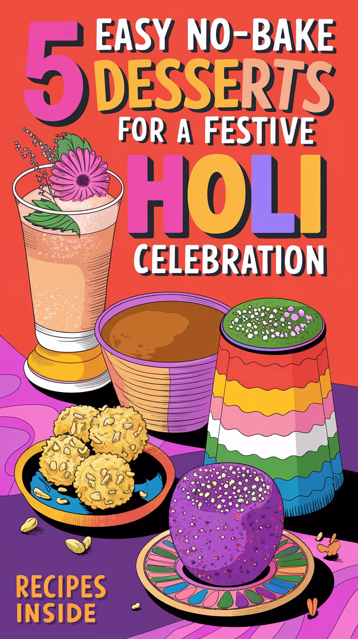 5 Easy No-Bake Desserts for a Festive Holi Celebration