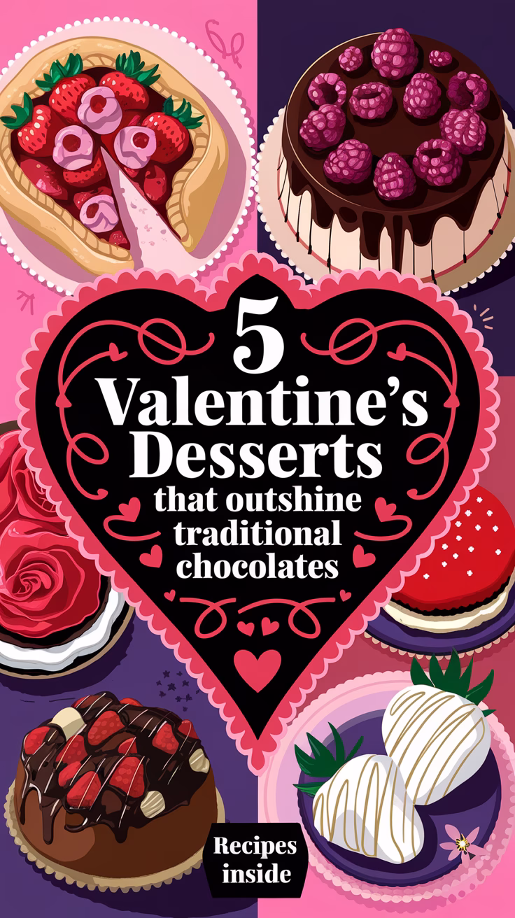 5 Valentine's Desserts That Outshine Traditional Chocolates