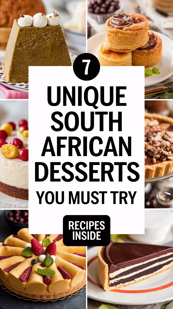 7 Unique South African Desserts You Must Try