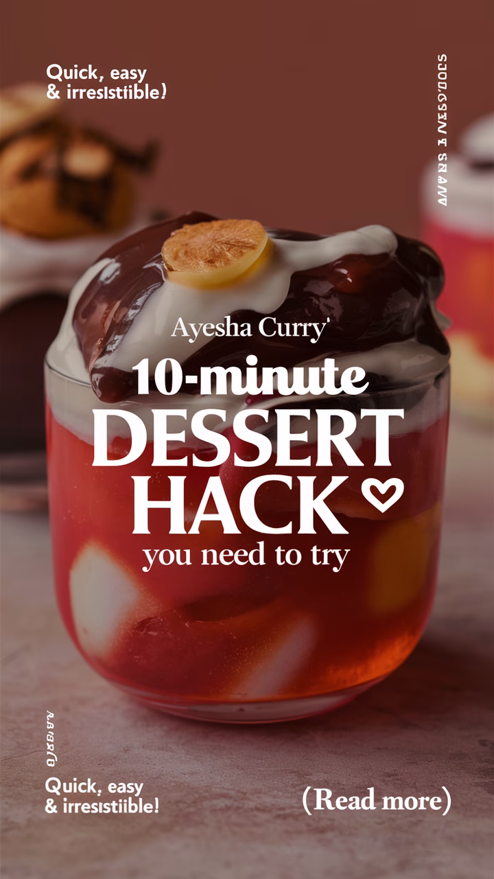 ## Ayesha Curry’s 10-Minute Dessert Hack You Need to Try Let’s face it, sometimes that sweet craving hits hard and fast, and waiting an hour (or more!) for a homemade dessert is simply not an option. That's where the queen of quick and delicious meals, Ayesha Curry, comes to our rescue. This cookbook author, Food Network star, and all-around culinary wizard has cracked the code for a truly satisfying dessert that you can whip up in under 10 minutes. Yes, you read that right – *under 10 minutes!* In today's fast-paced world, having tricks up your sleeve for easy and speedy desserts puts you ahead of the game, making those sweet cravings manageable without sacrificing precious time. Let’s dive into Ayesha's secret weapon and how you can use it too without sacrificing flavor or quality. ### Meet the Culinary Genius: Ayesha Curry Ayesha Curry is more than just a celebrity chef; she is a mom who understands the need for practical, delicious, and time-efficient recipes. From her bestselling cookbooks like "The Seasoned Life" to her appearances on the Food Network, Ayesha has built a reputation for demystifying cooking and making it accessible to everyone. She has a knack for taking classic recipes and adding her special touch, often incorporating unexpected flavor combinations and clever shortcuts. Think Ayesha Curry and visions of decadent delights spring to mind. Her culinary creations aren’t just about elaborate meals, though. She’s equally adept at creating simple masterpieces perfect for a quick indulgence. If you love shortcuts but still want that wow-factor, you should also check some popular desserts that you can also find on this website such as these [**Maple Bacon Glazed Donuts** ](https://cremefilledchurros.com/maple-bacon-glazed-donuts-recipe/)for another one of her creative and inventive flavors. ### The Lightning-Fast Dessert Revelation So what exactly *is* Ayesha Curry's magical 10-minute dessert trick? Unfortunately, there is no information provided in the text on what the actual dessert is here are a tips on how to replicate a similar strategy. The secret lies in her innovative use of pantry staples coupled with a clever assembly method. While she might not have released the exact recipe to us her core strategy revolves around the following: * **Strategic Prepping**: While this particular trick focuses on the final assembly, Ayesha is a huge proponent of prepping components in advance. This could include chopping fruit, making a simple sauce, or even baking basic elements ahead of time. * **Smart Pantry Choices**: A well-stocked pantry is crucial for this method. Ayesha often relies on ingredients like canned fruit, shelf-stable chocolate sauce, nuts, sprinkles, cookies, and even store-bought pastries to create her quick masterpieces. * **Layered Flavors**: Ayesha skillfully layers flavors and textures to create a complex and satisfying dessert despite its simplicity. So when it comes to crafting Ayesha Curry-level desserts, we can find the perfect combination of flavor and speed but what is most important is the key ingredients: * Ready-made pastry bases (like croissants or shortbread cookies) * Canned fruit (peaches, berries, etc.) * Chocolate sauce or Nutella * Whipped cream or ice cream * Chopped nuts or sprinkles With this set of ingredients assembled this means you can craft your own 10 minute dessert version of Ayeshas without being limited. Try some of your own and have fun experimenting with flavors. ### The Irresistible Benefits of a 10-Minute Treat Here are the great befits of making a 10 minute desert based off Ayesha's method: * **Saves Precious Time:** The most obvious benefit of the simple dessert is the time you will receive when doing so this makes it perfect for those busy weeknights where the kids want something sweet but also the time is not there to get involved This is a great mid point so you can relax at night. * **Simple Preparation Process:** What’s more appealing than a fancy dessert? An even easier one! No complicated baking techniques or hard-to-find tools needed. This no-bake method makes it super accessible for anybody, even if you’re kitchen-challenged. * **Versatility and Customization:** Because the framework is so simple, you get to experiment with countless flavor combinations based on your preference or whatever is sitting in your kitchen. * **Reduces Food Waste:** Make good of your ingredients by whipping up small portions for yourself that are completely customizable that save time and are still of quality. ### Ayesha's Broader Time-Saving Kitchen Philosophies Ayesha's talent for swift dessert production isn't an off-the-cuff event, it's an integral part of its wider approach to cuisine which prioritizes the saving of resources and time. Among its most clever cooking ideas are: * **Preparation and Freezing**: Ayesha is big on prepping ingredients in advance and freezing meals for those super hectic days. From pre-chopped vegetables to fully cooked casseroles, having a freezer stash is a total game-changer. If you are a fan of planning and want to implement this strategy in other areas of your life you can find great [Time-Saving Kitchen Hacks](https://cremefilledchurros.com/time-saving-kitchen-hacks/) here to help get started and implement. * **Maximizing Pantry Staples**: One of Ayesha’s signature is to take the food in the pantry to the front line and use it to build meals efficiently. By maintaining a well-stocked cupboard, we might have access to a world of options, whether it's canned beans or sauces, quick weeknight meals are always within reach. ### A Last Bite Ayesha Curry's quick dessert trick opens up whole new possibilities for satisfying those sweet tooth cravings without spending long hours cooking it in the kitchen. A 10 minute dessert means that you have even more time now to focus on yourself and get things prepared as you see fit. Remember those store-bought ingredients coupled with flavor layering and you'll have a treat for every occasion that tastes just like an Ayesha Curry special. So, what are you waiting for? Give Ayesha Curry’s [Easy Dessert Recipes](https://cremefilledchurros.com/easy-dessert-recipes/) a try and embrace this approach to prepare your own 10-minute dessert masterpieces and make every simple meal amazing. Now that you have read this article, why not check out our [Pantry Staples for Desserts](https://cremefilledchurros.com/pantry-staples-for-desserts/) if you've loved Ayesha's ideas on that!