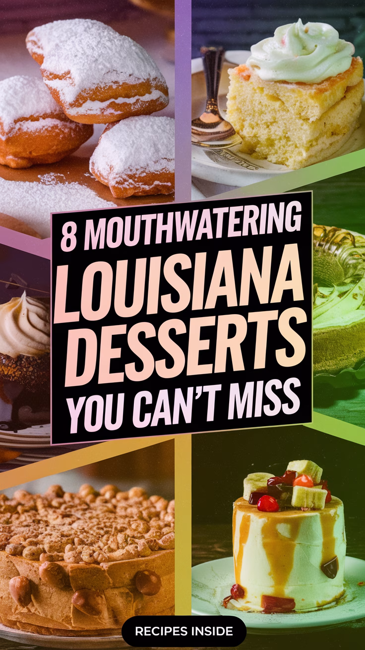 Bayou Bliss 8 Mouthwatering Louisiana Desserts You Can't Miss