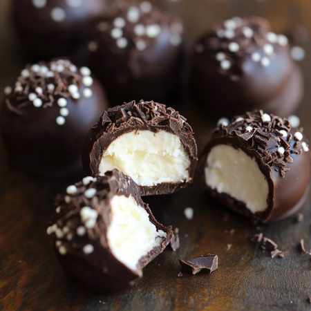Chocolate Cream Cheese Truffles Recipe