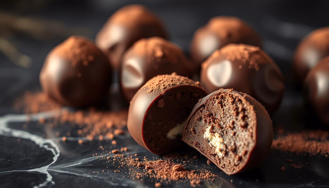 Chocolate Cream Cheese Truffles recipe