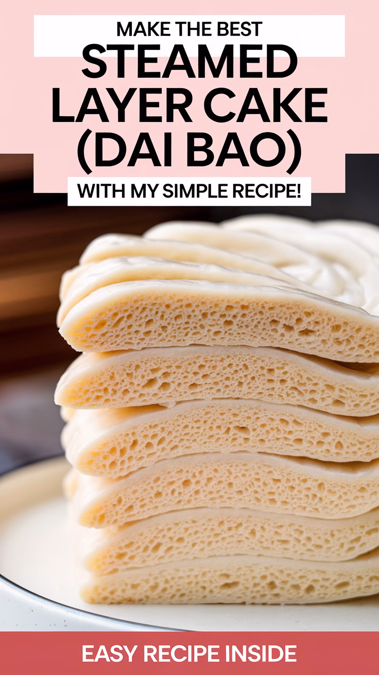 Make the Best Steamed Layer Cake (Dai Bao) with My Simple Recipe!