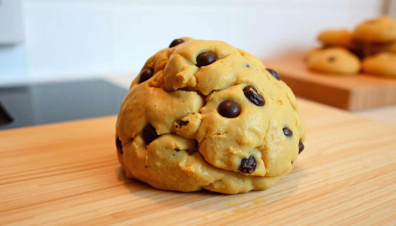 how to make cookie dough less sticky