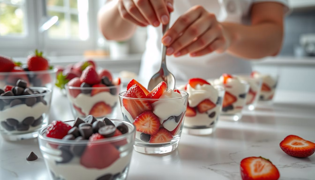 step-by-step yogurt clusters preparation step-by-step yogurt clusters preparation