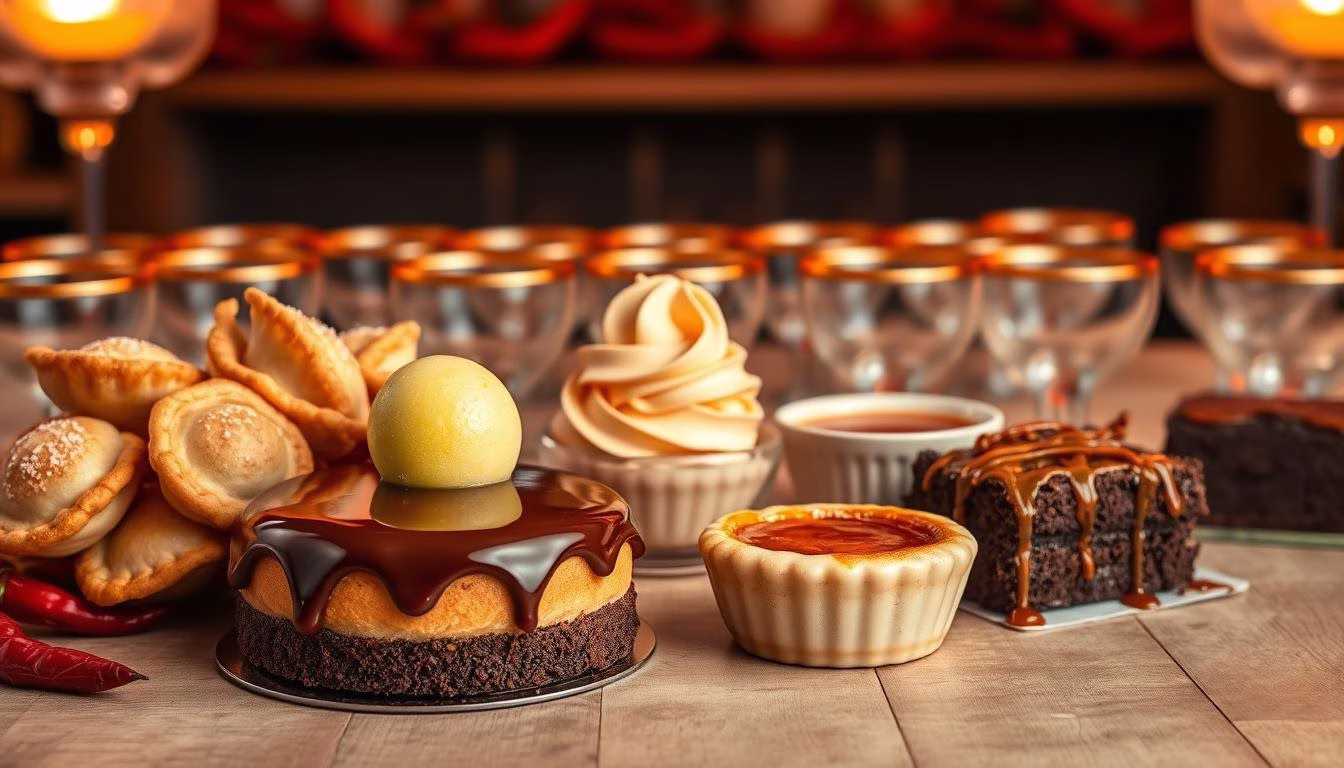 what desserts go with chili