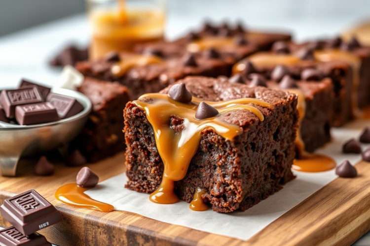 Ghirardelli Caramel Brownies Everyone Adores