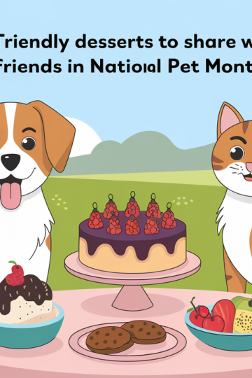 5 Pet-Friendly Desserts to Share With Your Furry Friends in National Pet Month 2025 (UK)