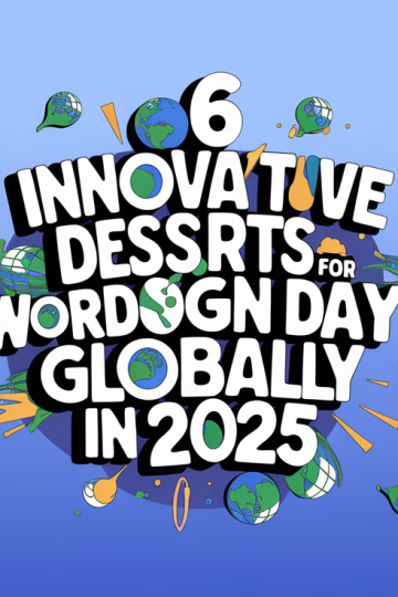 6 Innovative Desserts for World Design Day Globally in 2025