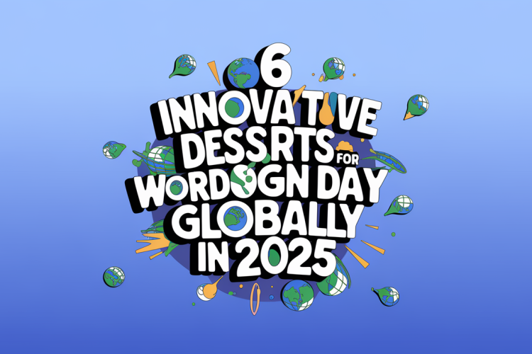 6 Innovative Desserts for World Design Day Globally in 2025