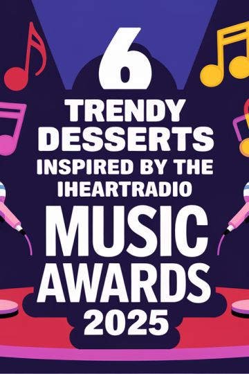 6 Trendy Desserts Inspired by the iHeartRadio Music Awards 2025