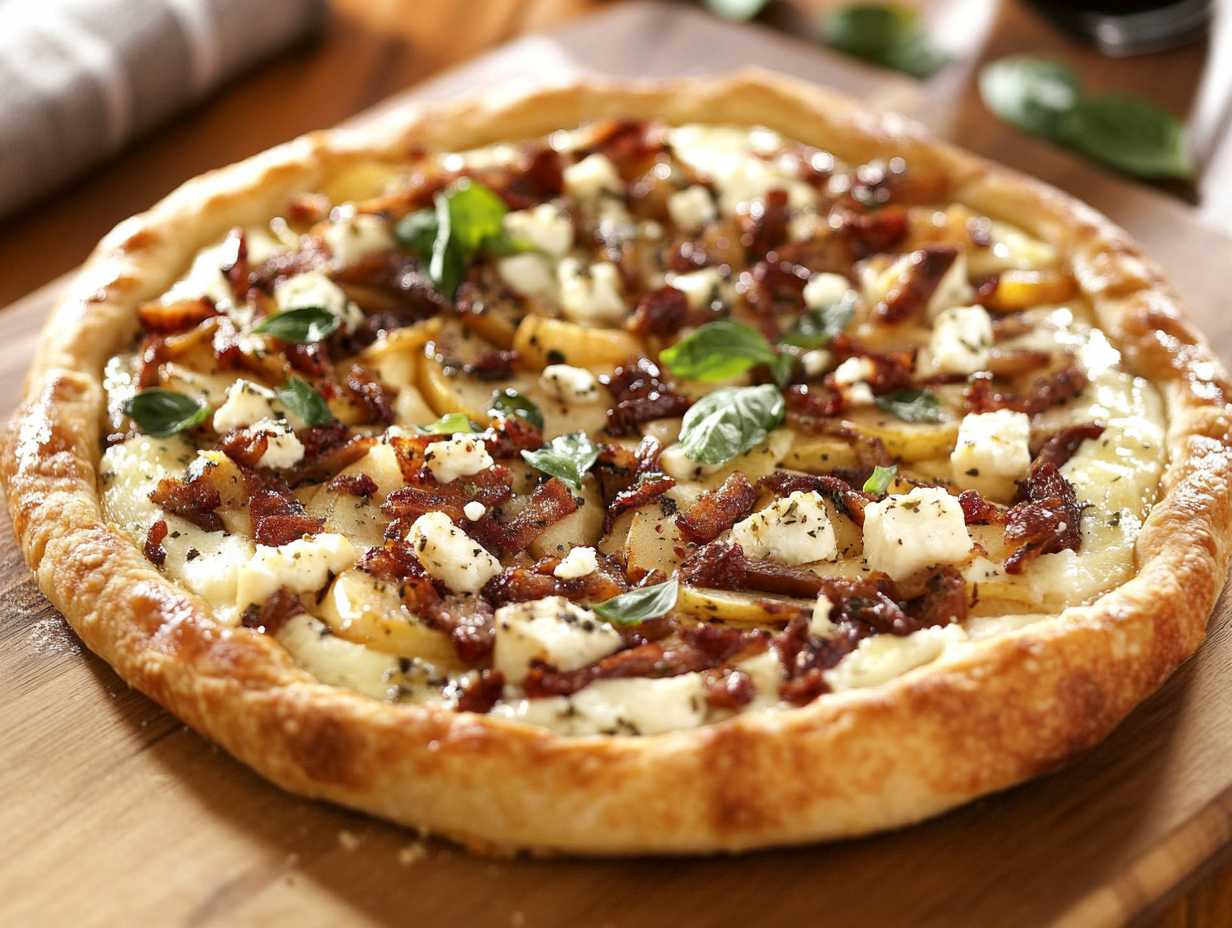 Apple and Goat Cheese Tart