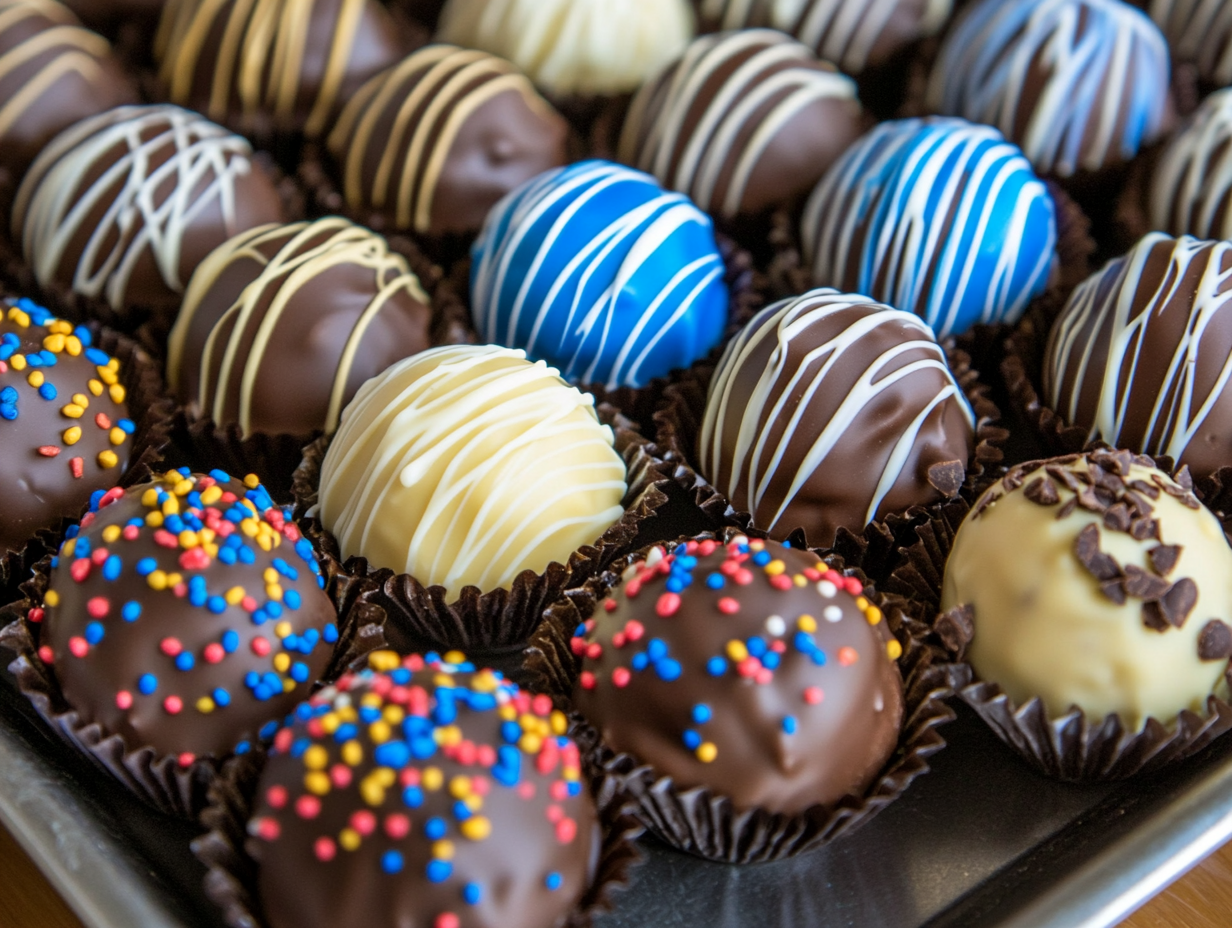 Autism Awareness Chocolate Truffles