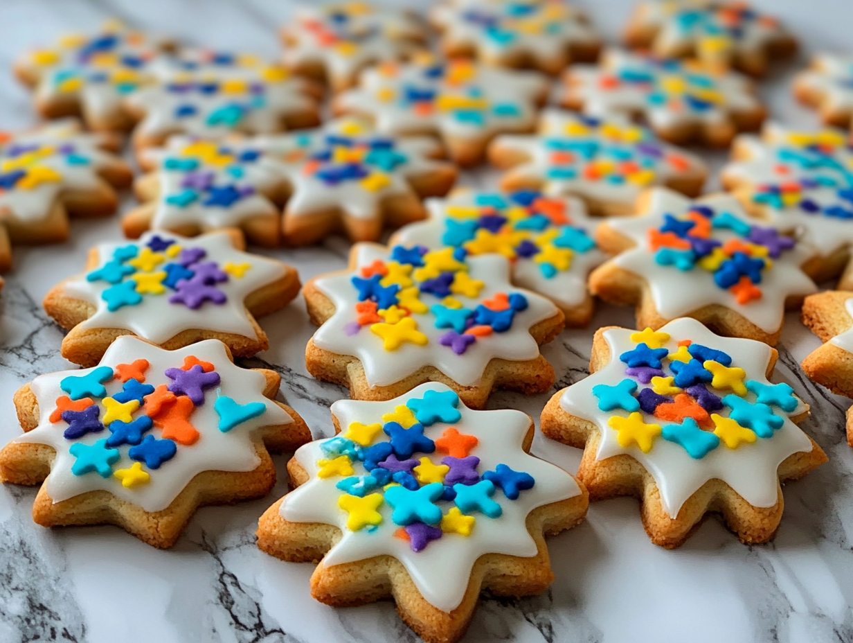 Autism Awareness Sugar Cookies