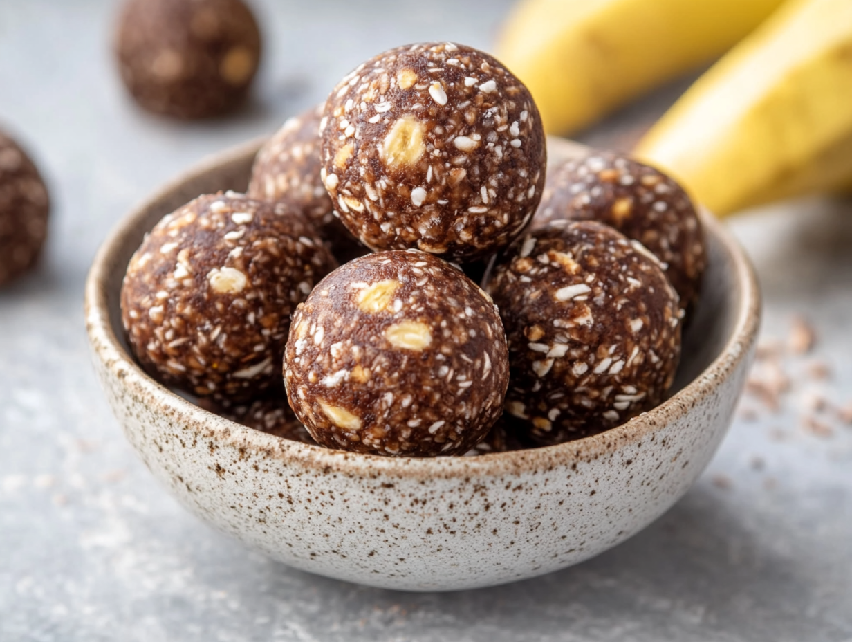 Banana Chocolate Energy Balls