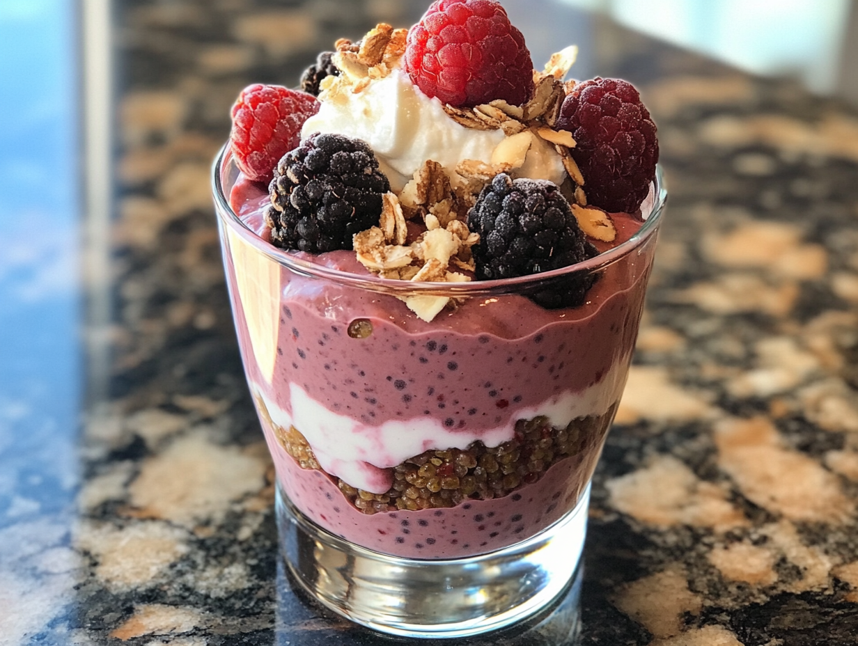 Berry Chia Pudding Parfait