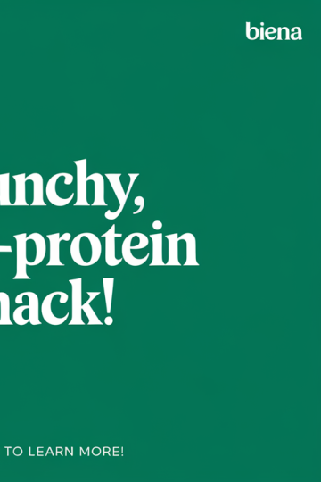 Biena Crispy Edamame: High-Protein Plant-Based Snack