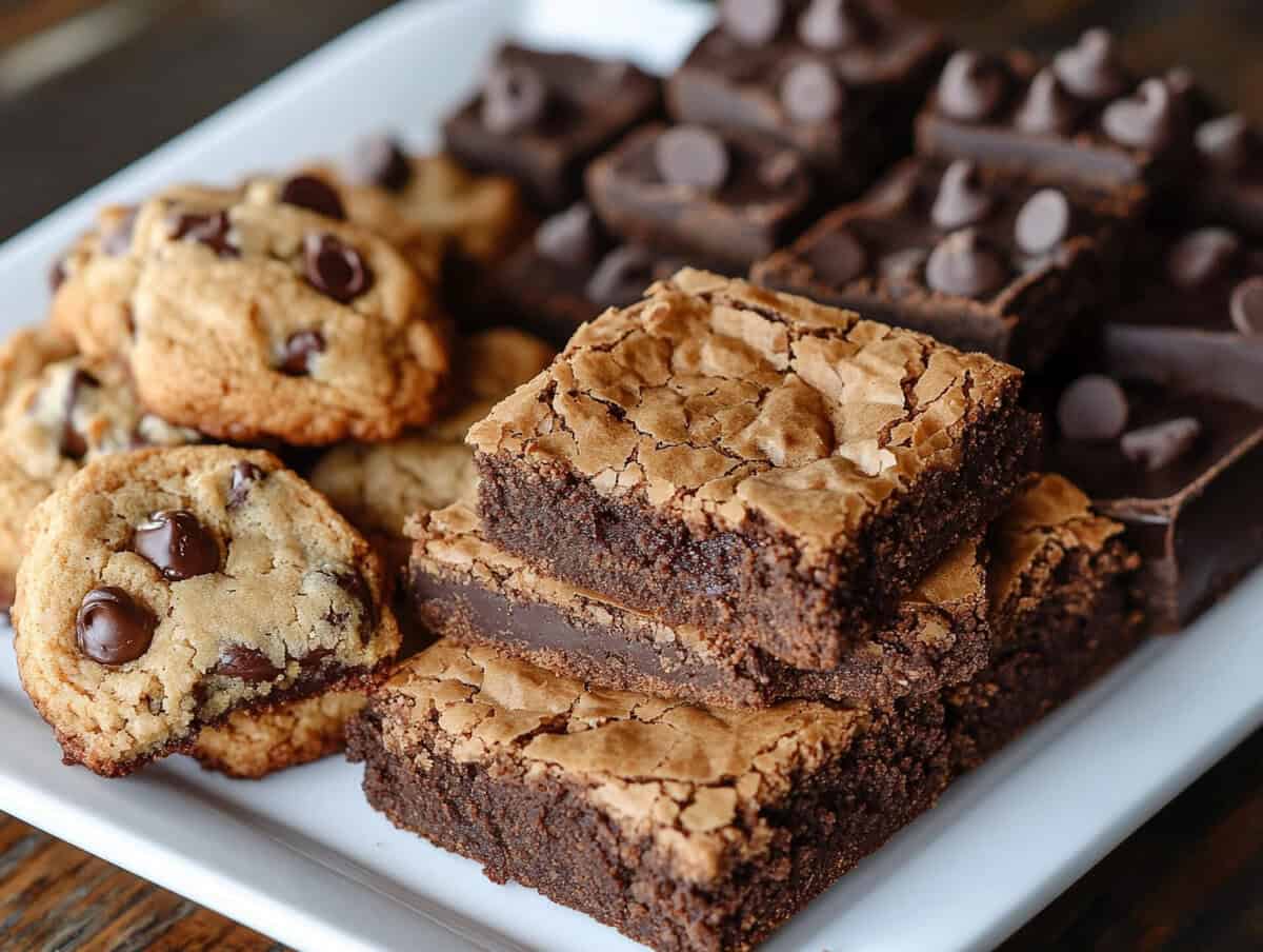 Brownies and Chocolate Chip Cookies