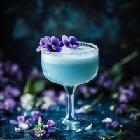 Butterfly Pea Flower Gin Sour