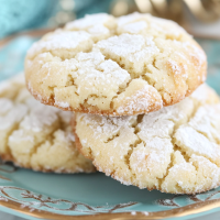 Cake Mix Crinkle Cookies