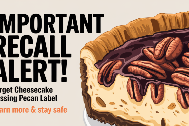 Target Cheesecake Recall Due to Missing Pecan Label