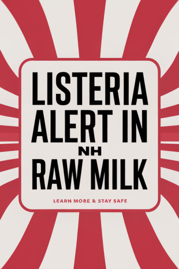 Listeria Alert in NH Raw Milk Products
