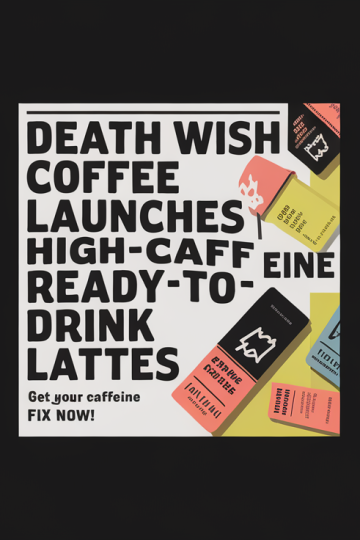 Death Wish Coffee Launches High-Caffeine Ready-to-Drink Lattes
