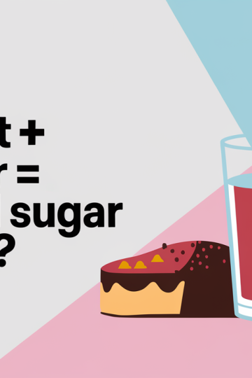 Drinking Water with Sweets Spikes Blood Sugar